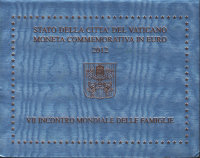 2 евро Ватикан "Всемирная встреча семей" (2012) UNC KM# 435 В буклете