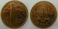 5 центов Барбадос (1997-2008) UNC KM# 11а