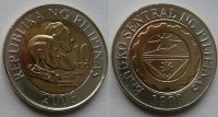 10 песо Филиппины (2002-2010) UNC KM# 278