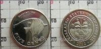5 центов "Мавританский идол" Федеративные Штаты Микронезии (2012) UNC KM# NEW