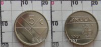 5 центов Аруба (1986-2012) UNC KM# 1 