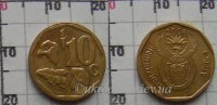 10 центов "iNingizimu Afrika" Южно-Африканская Республика (2008) XF KM# 498