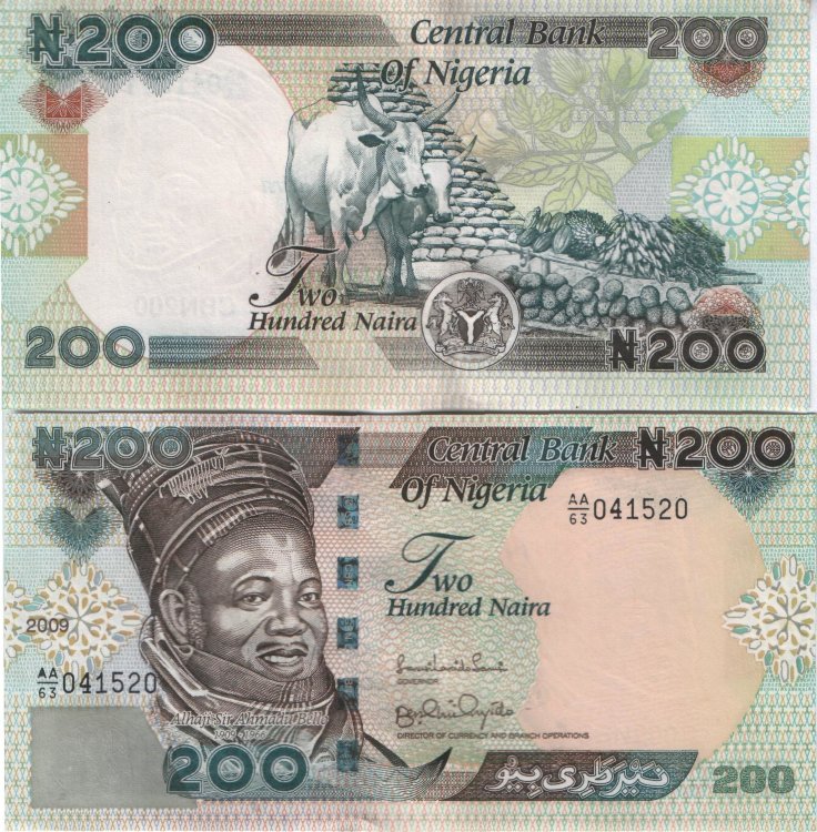 200 найра Нигерия (2009) UNC NG-29