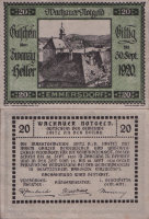 Нотгельд -  20 хеллеров Австрия (1920) XF 27