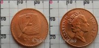2 цента Фиджи (1990-2006) UNC KM# 50а