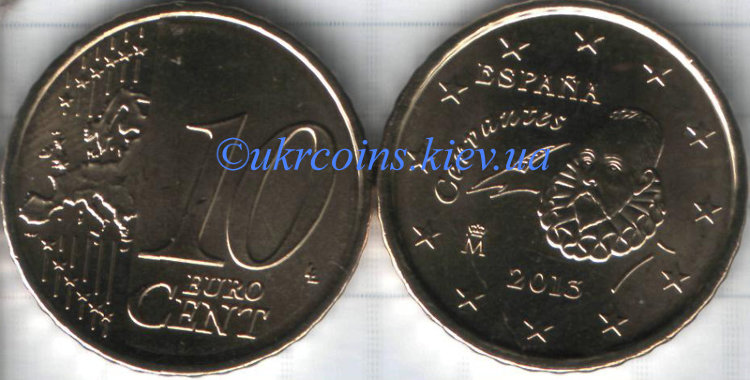 10 евроцентов  Испания (2011) UNC