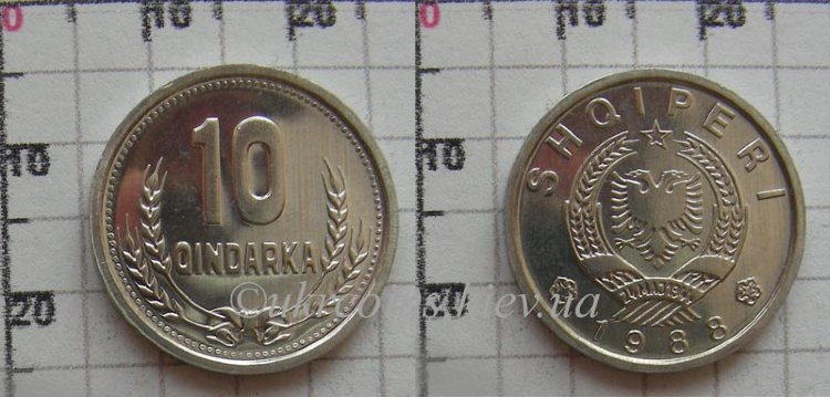 10 киндарок Албания (1988) UNC KM# 60
