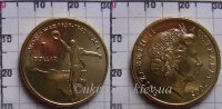 1 доллар Австралия "60 лет победы в WWII  1945-2005" (2005) UNC KM# 747