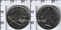 5 центов Бермудские острова (1999-2009) XF KM# 108