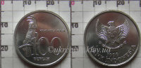 100 рупий "Какаду" Индонезия (1999-2008) XF KM# 61