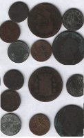 Набор монет с дефектами (7 монет)Состояние F №3