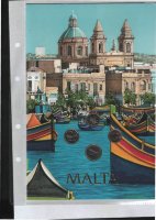 Набор  Мальти в пластиковом листе(1998-2002)  UNC 