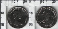10 центов Восточно-Карибские Штаты (1981-2000) UNC KM# 13 