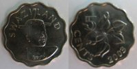 5 центов Свазиленд (1999-2007) UNC KM# 48