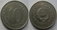 10 динаров Югославия (1982-1988) XF KM# 89
