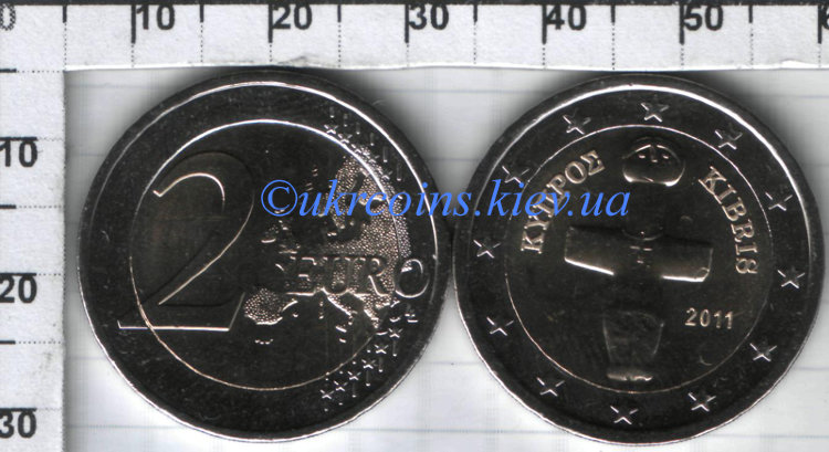 2 евро Кипр  (2012) UNC KM# 85