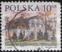 Почтовая марка Польши "Двор в Липковие" (2001)