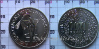 100 франков Западно-Африканский Союз (1990-2012) UNC KM# 4