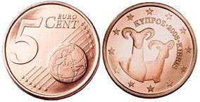 5 евроцентов  Кипра (2012) UNC KM# 80