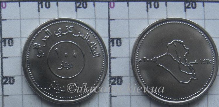 100 динар Ирак (2004) UNC KM# 177