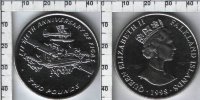 2 фунта Фолклендские острова "50-летие FIGAS" (1998) UNC KM# 61