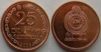 25 центов Шри-Ланка (2005) UNC KM# 141b 