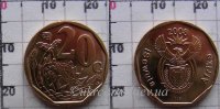20 центов "iSewula Afrika" Южно-Африканская Республика (2008) UNC KM# 442