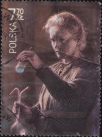 Почтовая марка Польши "Женщина"