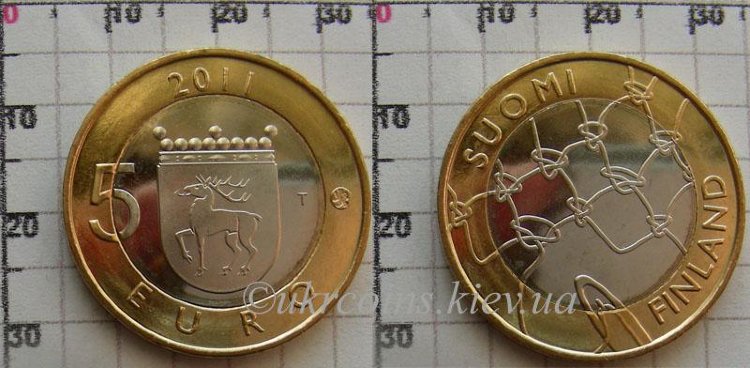 5 евро Финляндия  "Провинции Финляндии - Аландские острова" (2011) UNC KM# 177 