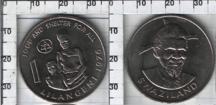 1111n0.jpg 1 лиленгени "Собхуза II" (ФАО) Свазиленд (1976) UNC KM# 28