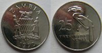 25 нгвей Замбия (1992) UNC KM# 29