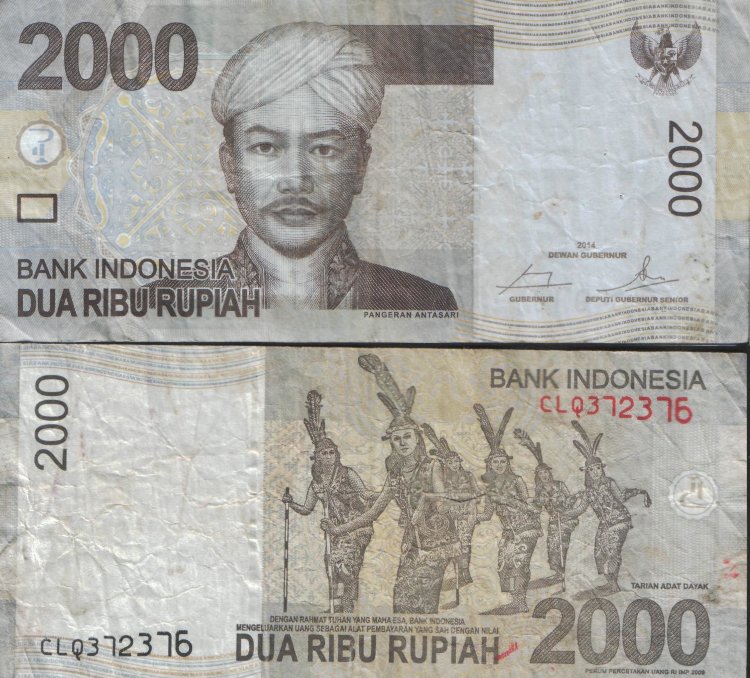 2000 рупий Индонезия (2014) VF ID-147d