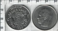 10 франков Бельгия "Belgique" (1969-1979) UNC KM# 155.1 