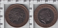 2 фунта Великобритания "100 лет со дня Олимпийских Игр в Лондоне" (2008) UNC KM# 1105