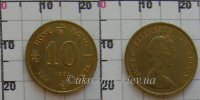 10 центов Гонгконг Elizabeth II (1982-1984) XF KM# 49