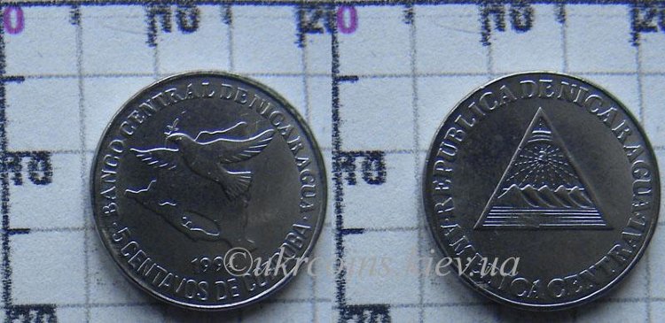 5 центаво Никарагуа (1994) UNC KM# 80