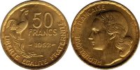 50 франков Франция (1951-1953) XF KM# 918