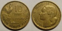 10 франков Франция (1951-1953) XF KM# 915