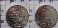 10 центов "Четвертый портрет королевы" Каймановые острова (1999-2008) UNC KM#133