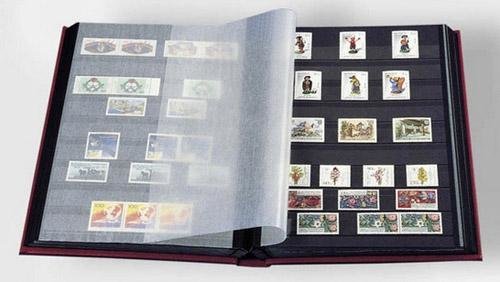 Альбом LS 4/32 для марок (32 листа из черного картона)  А4