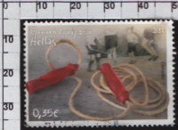 Почтовая марка Греции "Скакалка" (2012)