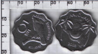 5 франков "Мадагаскарский ястреб" острова Анжуан (2008) UNC KM# NEW