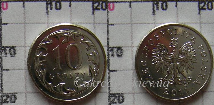 10 грошей Польша (1990-2012)  UNC Y# 279