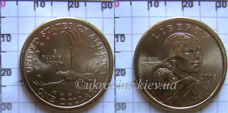 1 доллар США "Сакагавея" (2000) UNC KM# 310