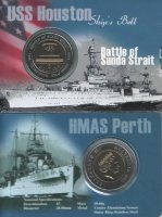5 долларов Австралия "60-летие битвы при Зондском проливе" (2002) UNC KM# 601 (В буклете)