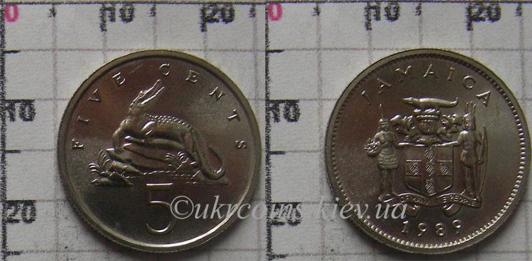 5 центов Ямайка (1989) UNC KM# 46