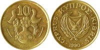 10 центов Кипр (1992-2004) UNC KM# 56.3