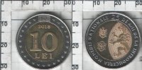 10 Лей Молдова"25 лет национальной валюты" (2018) UNC KM# NEW