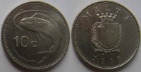 10 центов Мальта (1991-2007) UNC KM# 96 