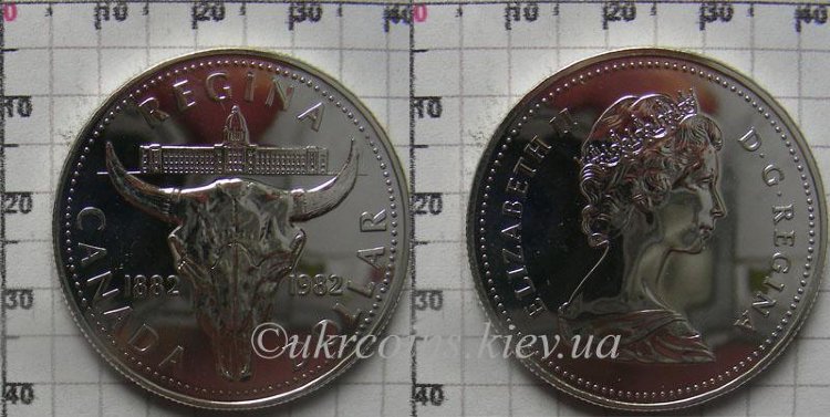 1 доллар Канады "Regina" (1982) UNC KM# 133